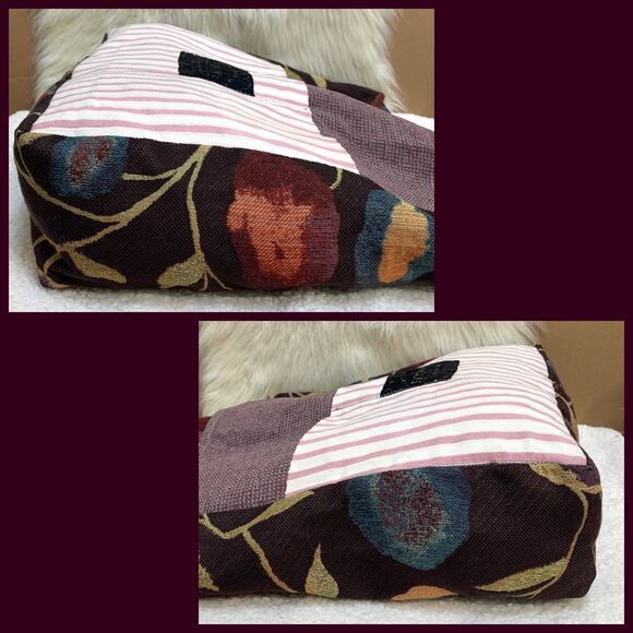 FENDON'S of Bishop CA Large Open Utility Tote Patchwork Upholstery Fabrics - Picture 15 of 16